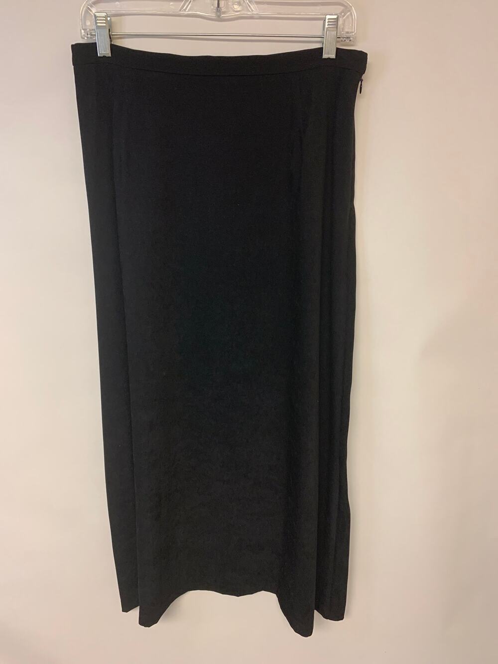 TRIBAL Maxi Skirt Basic Minimalist Neutral Faux Suede Womens SZ 12P